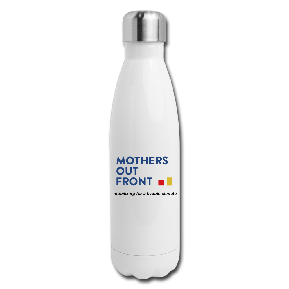 Insulated Stainless Steel Water Bottle - white