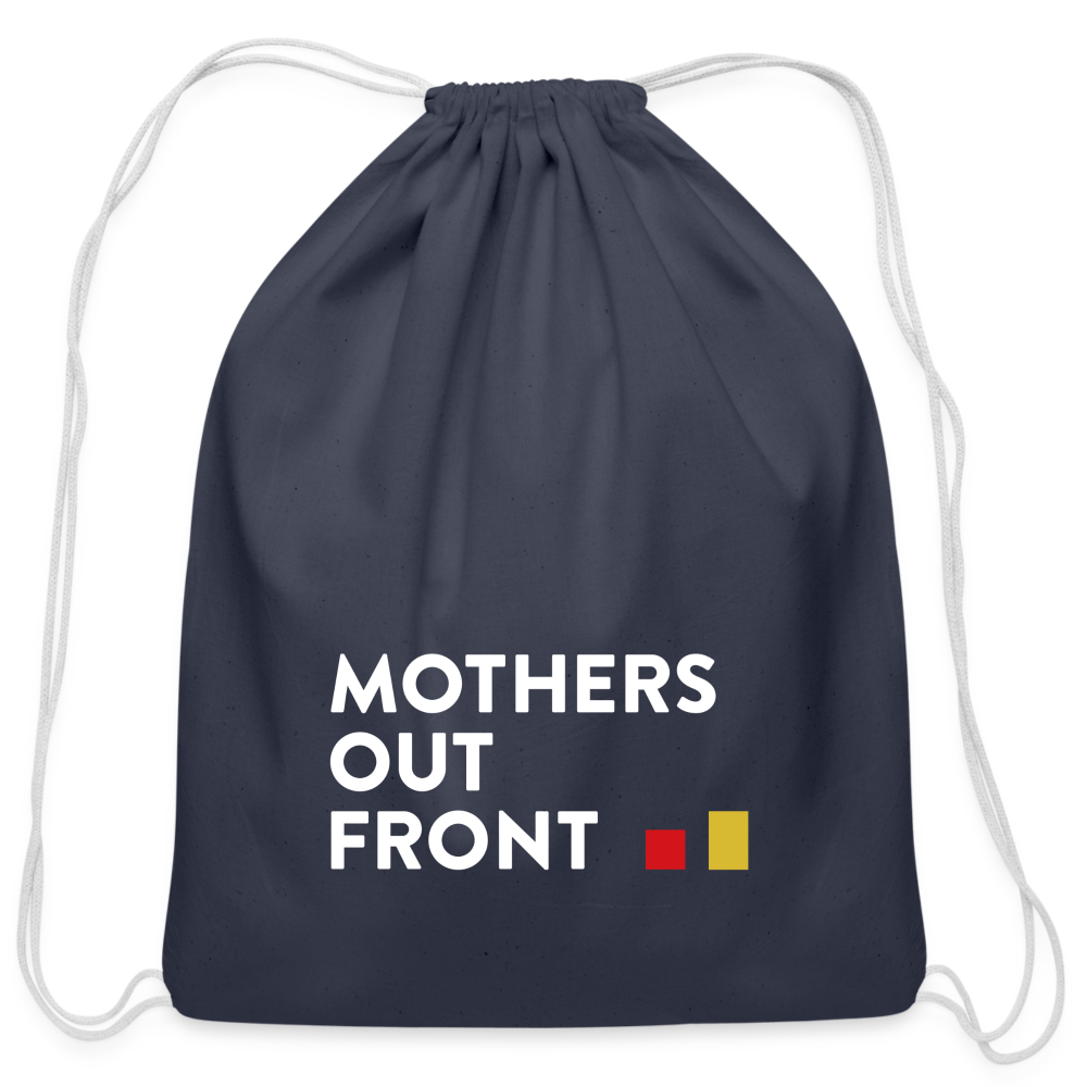 Cotton Drawstring Bag - navy