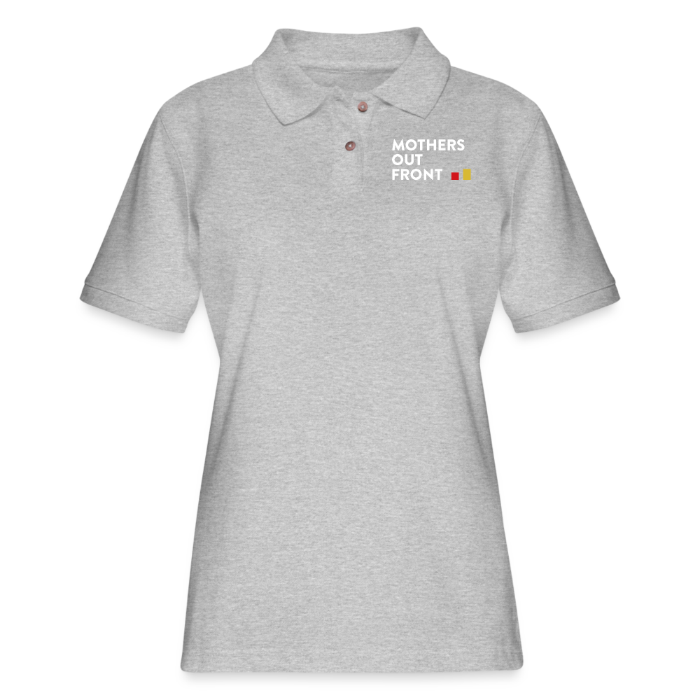 Something About Lobby Day Polo Shirt - heather gray