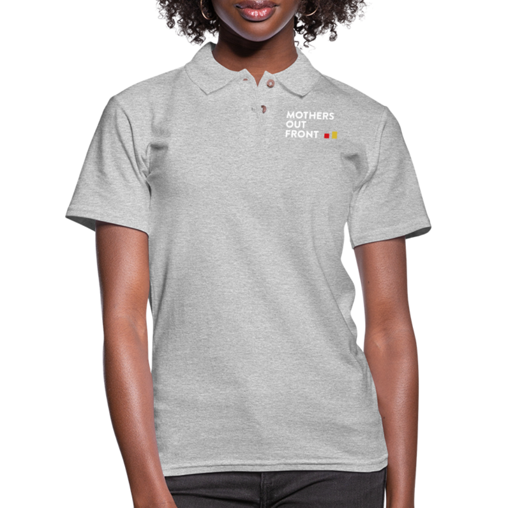 Something About Lobby Day Polo Shirt - heather gray