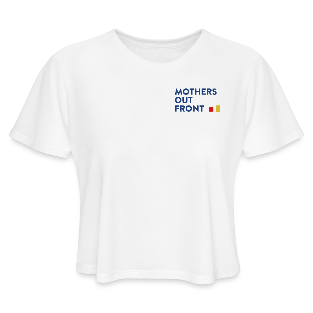 Women's Cropped T-Shirt - white