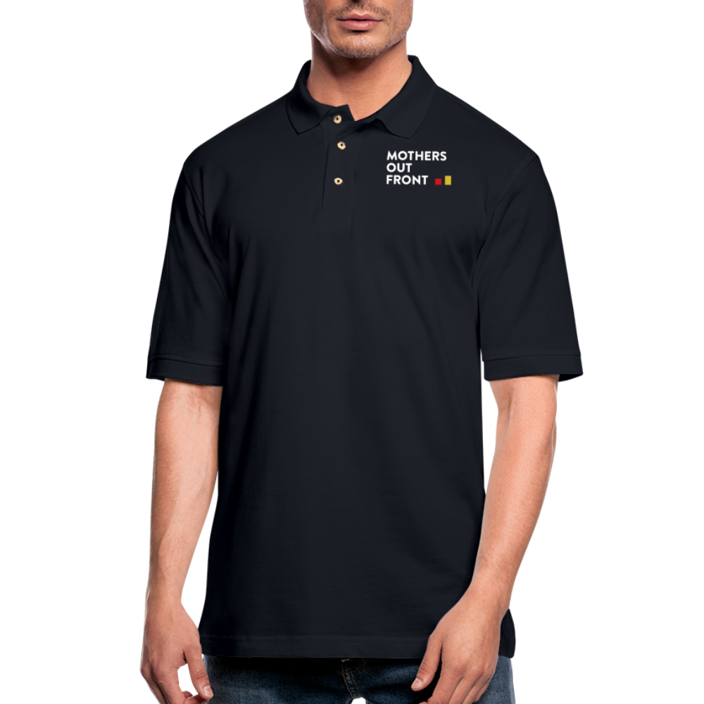 Something About Lobby Day Polo Shirt - Unisex Fit - midnight navy