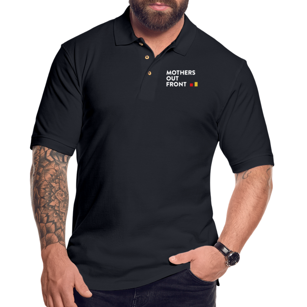 Something About Lobby Day Polo Shirt - Unisex Fit - midnight navy
