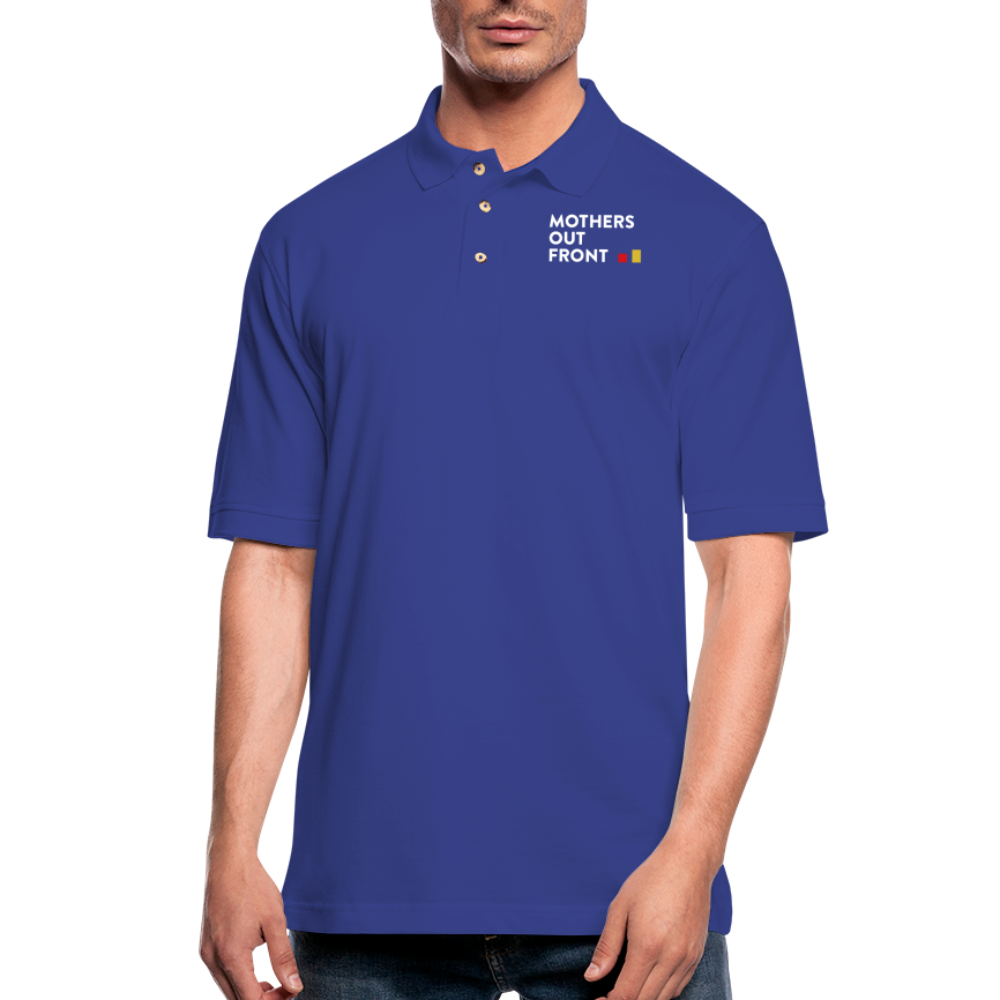 Something About Lobby Day Polo Shirt - Unisex Fit - royal blue