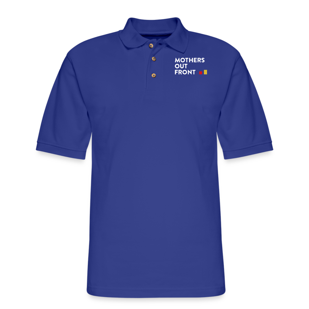 Something About Lobby Day Polo Shirt - Unisex Fit - royal blue