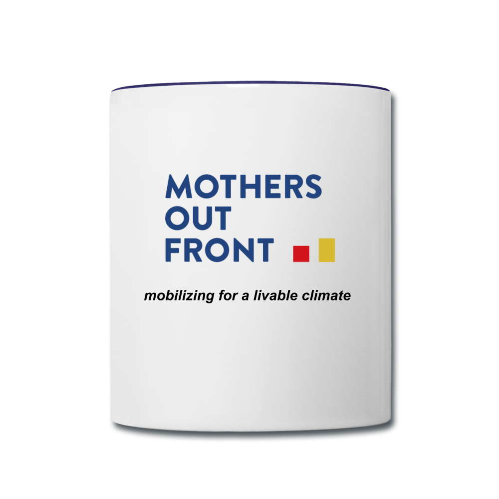 Contrast Coffee Mug - white/cobalt blue