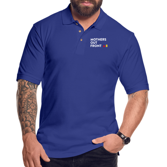 Something About Lobby Day Polo Shirt - Unisex Fit - royal blue